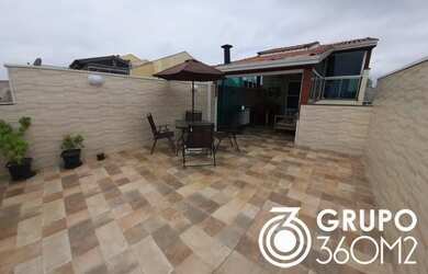 Imagem: O apartamento na cobertura possui 2 Dormitórios, 2 Banheiros