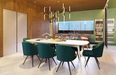 Imagem 9: Casa em Condomínio Luxuoso 400m² na Península Piscina com Borda Infinita MKT10TR93643