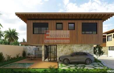 Imagem: A casa em condomínio à venda possui 4 Dormitórios, 4 Banheiros