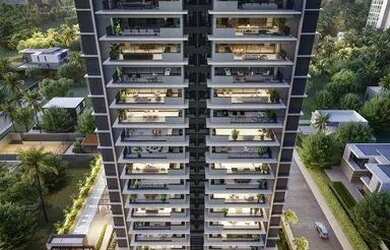 Imagem: O apartamento possui 4 Dormitórios, 4 Banheiros, 185m² de