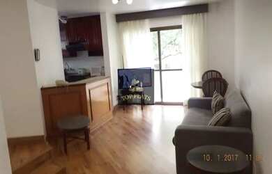 Imagem: O studio para alugar possui 1 Dormitório, 1 Banheiro, 1 Vaga