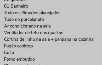 Imagem: O apartamento possui 2 Dormitórios, 1 Banheiro, 1 Vaga na garagem