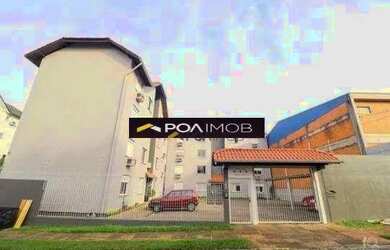 Imagem: O apartamento possui 1 Dormitório, 1 Banheiro, 1 Vaga na garagem