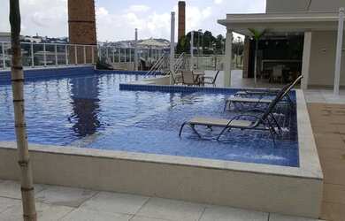 Imagem: O apartamento possui 2 Dormitórios, 1 Banheiro, 1 Vaga na garagem