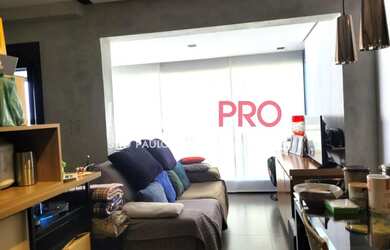 Imagem: O apartamento possui 1 Dormitório, 1 Banheiro, 1 Vaga na garagem