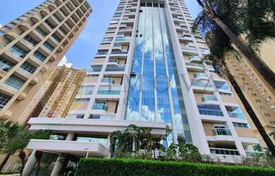 Imagem: O apartamento na cobertura possui 4 Dormitórios, 5 Banheiros