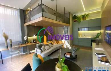 Imagem: O apartamento possui 1 Dormitório, 1 Banheiro, 1 Vaga na garagem