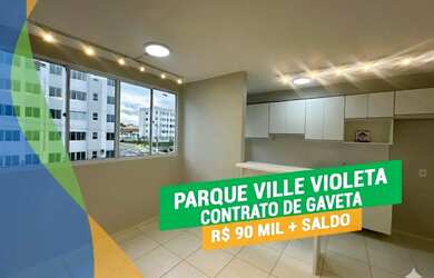 Imagem: O apartamento possui 2 Dormitórios, 1 Banheiro, 1 Vaga na garagem