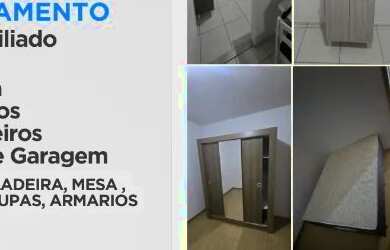 Imagem: O apartamento possui 2 Dormitórios, 1 Banheiro, 1 Vaga na garagem