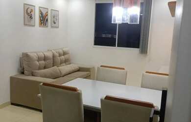 Imagem: O apartamento possui 2 Dormitórios, 1 Banheiro, 1 Vaga na garagem