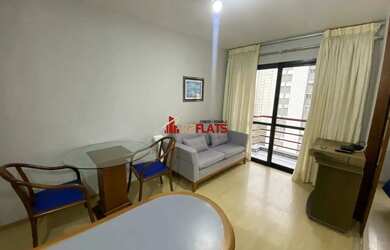 Imagem: O apartamento possui 1 Dormitório, 1 Banheiro, 1 Vaga na garagem