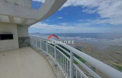 Imagem: O apartamento na cobertura possui 4 Dormitórios, 5 Banheiros