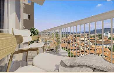 Imagem: O apartamento possui 2 Dormitórios, 2 Banheiros, 1 Vaga na