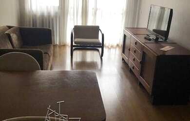 Imagem: O studio possui 1 Dormitório, 1 Banheiro, 1 Vaga na garagem