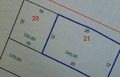 Imagem: O terreno possui 240m² de Área e está localizado em Vila