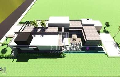 Imagem 3: Casa com 5 dormitórios à venda, 450 m² por R$ 4.600.000 - Condomínio...