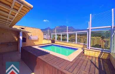 Imagem: O apartamento na cobertura possui 3 Dormitórios, 3 Banheiros