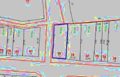 Imagem: O terreno possui 246m² de Área e está localizado em Parque