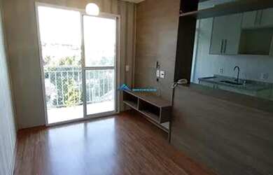 Imagem: O apartamento possui 2 Dormitórios, 1 Banheiro, 1 Vaga na garagem