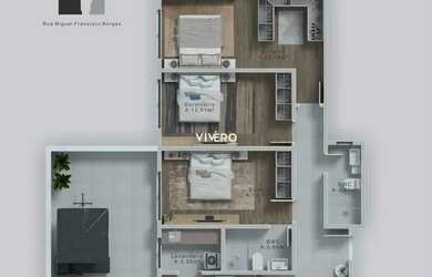 Imagem: O apartamento possui 3 Dormitórios, 4 Banheiros, 2 Vagas na