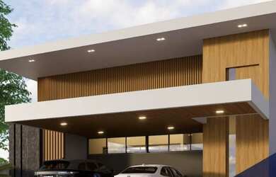 Imagem: A casa possui 3 Dormitórios, 2 Vagas na garagem, 525m² de