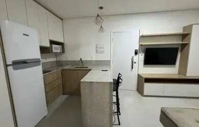 Imagem: O apartamento possui 1 Dormitório, 1 Banheiro, 35m² de Área