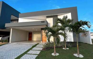 Imagem: A casa em condomínio possui 3 Dormitórios, 3 Banheiros, 4