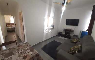 Imagem: O apartamento possui 1 Dormitório, 1 Banheiro, 1 Vaga na garagem