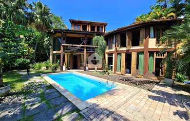 Imagem 1: Incrível Casa no Joá com vista deslumbrante para a Pedra da Gávea!