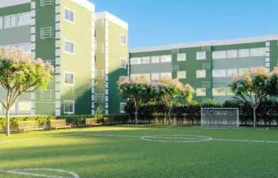 Imagem: O apartamento possui 2 Dormitórios, 1 Banheiro, 2 Vagas na