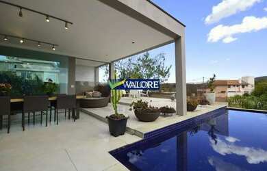 Imagem: A casa em condomínio possui 5 Dormitórios, 5 Banheiros, 5