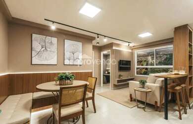 Imagem: O apartamento possui 2 Dormitórios, 1 Banheiro, 1 Vaga na garagem