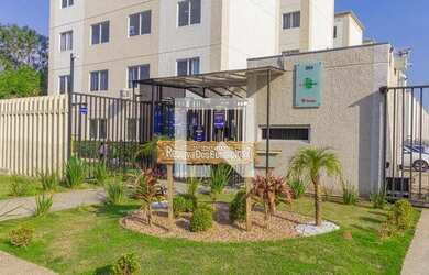 Imagem: O apartamento possui 2 Dormitórios, 1 Banheiro, 1 Vaga na garagem