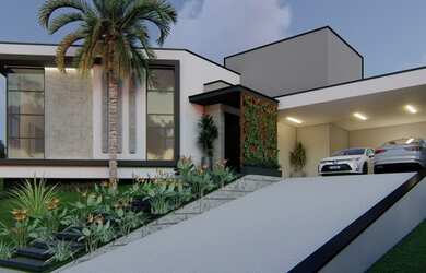 Imagem: A casa em condomínio possui 3 Dormitórios, 4 Banheiros, 4