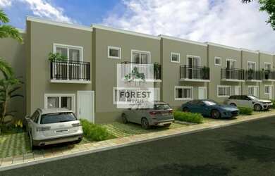 Imagem: A casa possui 2 Dormitórios, 1 Banheiro, 2 Vagas na garagem