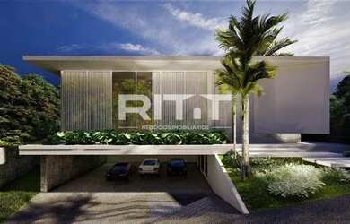 Imagem: A casa possui 4 Dormitórios, 5 Banheiros, 5 Vagas na garagem