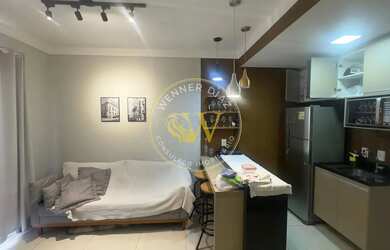 Imagem: O studio possui 1 Dormitório, 1 Banheiro, 1 Vaga na garagem