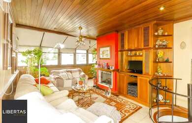 Imagem: O apartamento na cobertura possui 3 Dormitórios, 4 Banheiros