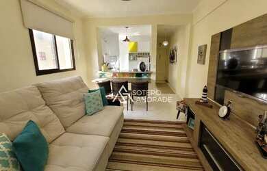 Imagem: O apartamento possui 1 Dormitório, 1 Banheiro, 1 Vaga na garagem