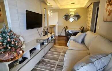 Imagem: O apartamento possui 2 Dormitórios, 2 Banheiros, 1 Vaga na