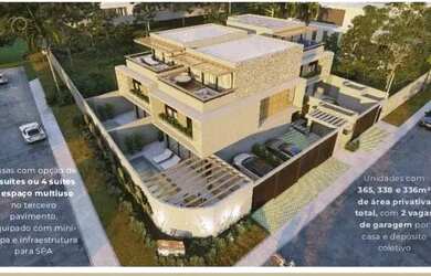 Imagem: A casa em condomínio possui 5 Dormitórios, 5 Banheiros, 2