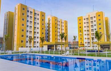 Imagem: O apartamento possui 3 Dormitórios, 2 Banheiros, 2 Vagas na