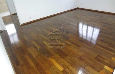 Imagem: O apartamento possui 1 Dormitório, 1 Banheiro, 1 Vaga na garagem