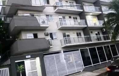 Imagem: O apartamento possui 1 Dormitório, 1 Banheiro, 1 Vaga na garagem