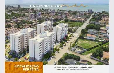 Imagem: O apartamento possui 2 Dormitórios, 1 Banheiro, 1 Vaga na garagem