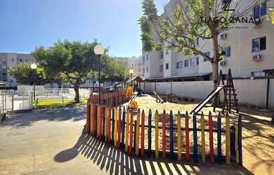 Imagem: O apartamento possui 2 Dormitórios, 1 Banheiro, 1 Vaga na garagem