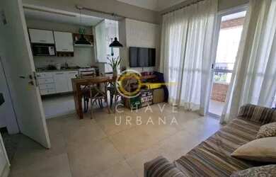 Imagem: O apartamento possui 1 Dormitório, 1 Banheiro, 1 Vaga na garagem