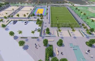 Imagem: O terreno possui 600m² de Área, Imóvel novo e está localizado