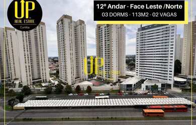 Imagem: O apartamento possui 3 Dormitórios, 3 Banheiros, 2 Vagas na