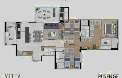 Imagem 13: Apartamento à venda, 138 m² por R$ 1.552.000,00 - Água Verde - Curitiba/PR